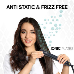 Brilliance New York flat iron with dual voltage for worldwide travel.