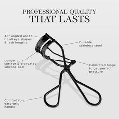 Brilliant Beauty satin bag protects the eyelash curler on the go