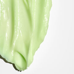 Creamy texture close-up of Briogeo mask highlighting rich moisture