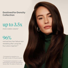 Briogeo Destined for Density green coffee oil ingredient splash emphasizing scalp microcirculation