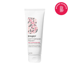 Briogeo Don't Despair Repair Mask creamy texture ready for weekly treatment.