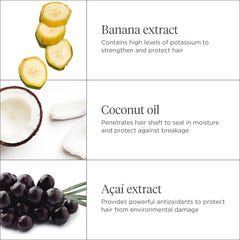 Coconut oil detail on Briogeo label emphasizes moisture sealing benefits.
