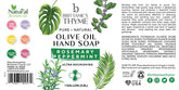 Close-up of Brittanie's rosemary peppermint aroma offering an energizing natural scent.