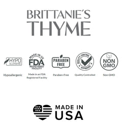 Dishes and body care with Brittanie's Thyme Castile soap.