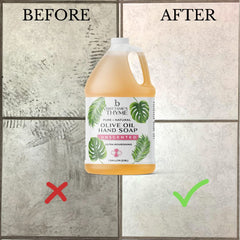Brittanie's Thyme dish cleaner, natural olive oil formula for dishes and counters.