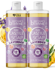 Brittanie's Thyme savon Castile lavande en recharge, douceur pour la peau.