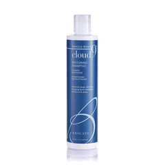 Brocato Cloud 9 Restoring Shampoo bottle promotes moisture and shine