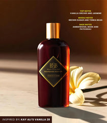 Brown Sugar Babe Creme de la Creme bottle highlights vanilla and jasmine notes with long-lasting scent.