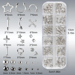 Brtavizvy flat-back studs provide secure adhesion for precise nail details.