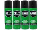 BRUT Classic 6 oz bottle offers reliable all-day protection.