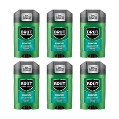 Brut Signature deodorant bottle for all-day freshness.