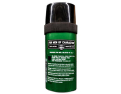 Brut Round Solid Deodorant travel-friendly design fits bags.
