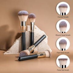 BS-MALL Soft Professional Makeup Brush Set powder brush for even setting.