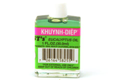 BSTs Eucalyptus Oil Khuynh-Diep bottle for topical relief and refreshing aromatherapy.