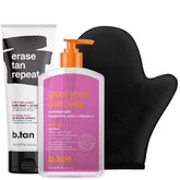 B.TAN Clear Self Tanning Gel bottle showcasing a transfer-resistant glow.