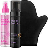 B.TAN Violet Self Tan Kit packaging showing an all-in-one self-tan solution.