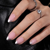 BTArtbox French Tip nails set; crisp white tips for a quick salon-like manicure.