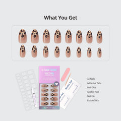 Included file and tools help shape nails for your preferred finish.