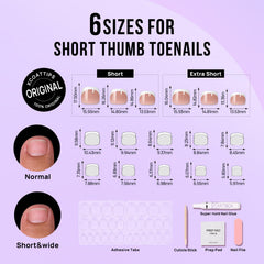 BTArtbox nails come with glue and tabs for secure wear and easy removal.
