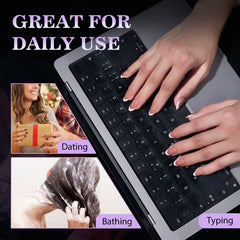 BTArtbox waterproof nail stickers in use during daily tasks