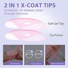 Easy-to-fit nail tips in 15 sizes for a comfortable DIY manicure.