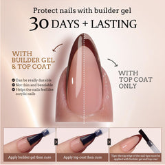 BTArtboxnails French protecting duo for long-lasting manicure