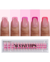 BTArtboxnails pink French tip press-on nails for quick, salon-style DIY manicure