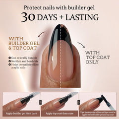 BTArtboxnails pre-applied primer and base coat speed up DIY nails