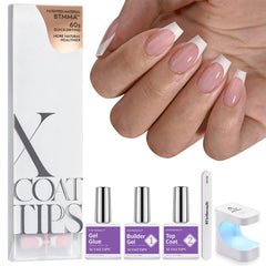 BTArtboxnails XCOATTIPS French Tip press-on nails for a salon-quality French manicure at home