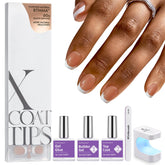 BTArtboxnails XCOATTIPS French nails kit setup for quick at-home manicure