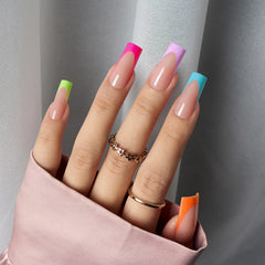 BTArtboxnails XCOATTIPS long-square-nails offer durable wear and a sleek silhouette.