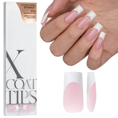 BTArtboxnails XCOATTIPS white French tip nails for a chic at-home manicure