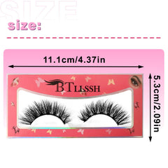 BTLLSSH silk-like fibers provide a mink-inspired look without heaviness.