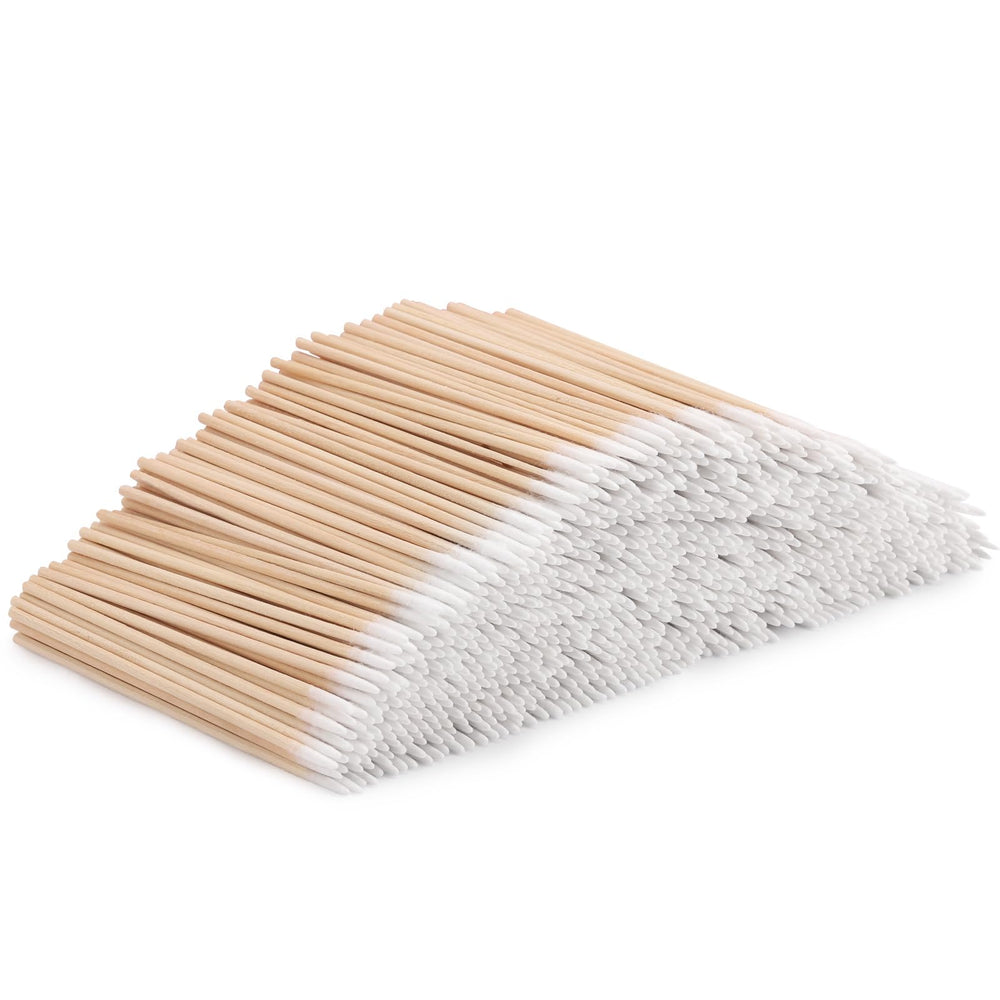 BTYMS precision-tip cotton swab with wooden stick for delicate makeup tasks
