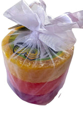 Bubble Shack Hawaii Rainbow Bars Trio with vibrant colors and gentle exfoliation