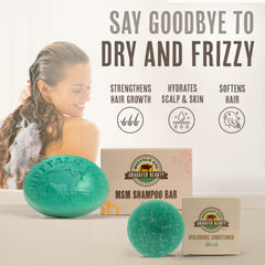 Buffalo Gal conditioner bar close-up for a smooth finished look.