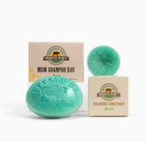 Buffalo Gal MSM and Tallow Shampoo Bar close-up for soft, manageable hair.