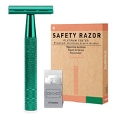 Bulimica double-edge safety razor with closed comb for a smooth, irritation-minimizing shave.