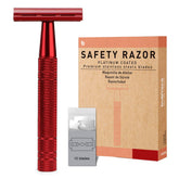 Bulimica safety razor with closed comb close-up for a smooth, irritation-free shave.