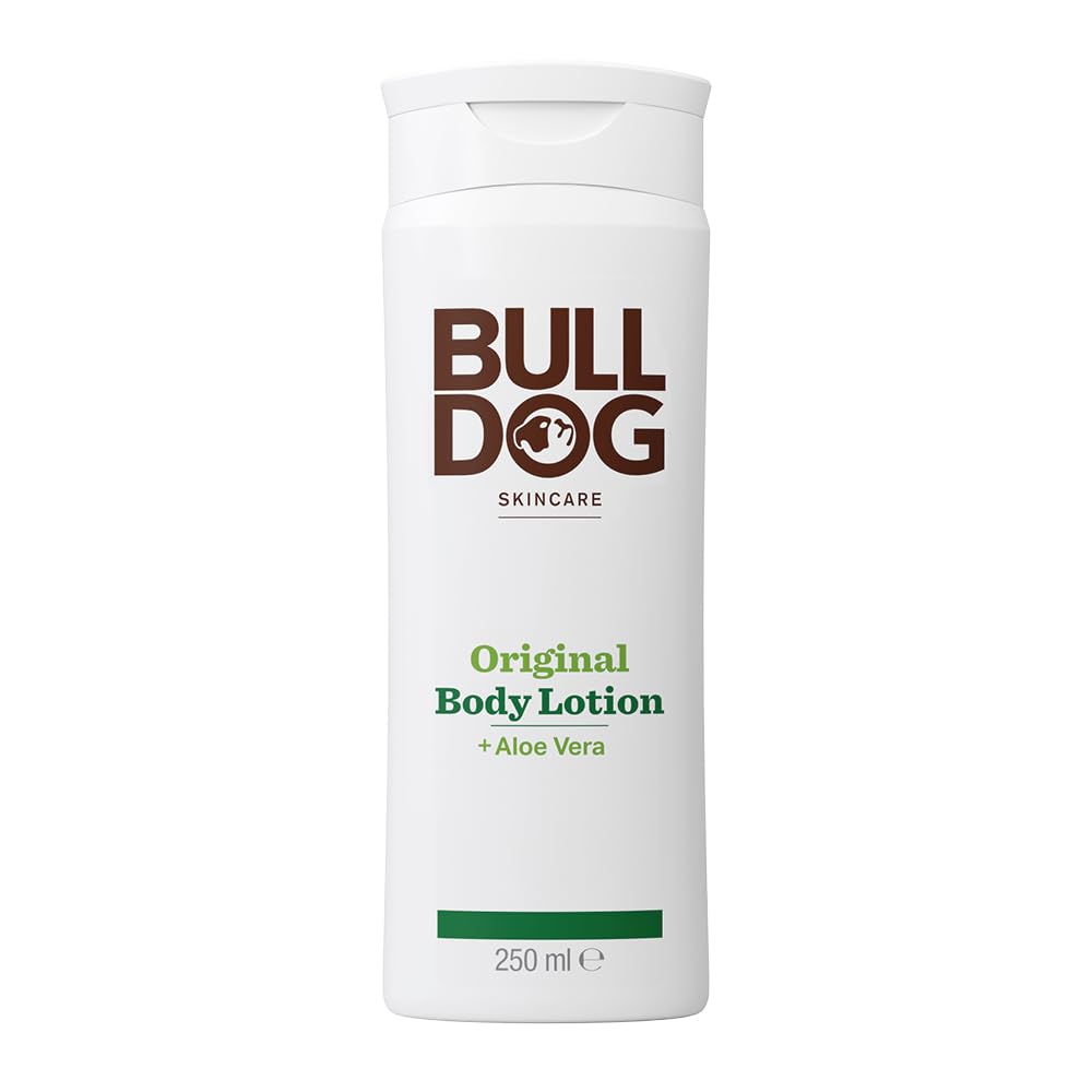 Bulldog Lotion Corps Original, absorption rapide, peau douce et nourrie.