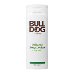 Bulldog Lotion Corps Original, absorption rapide, peau douce et nourrie.