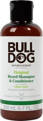 Bulldog Original 2-in-1 beard shampoo application with rich lather