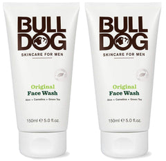Bulldog Original Face Wash two-pack front view for daily use