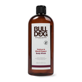 BULLDOG Vetiver & Black Pepper body wash bottle with natural fragrance for daily refresh.