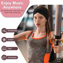 BULYPAZY headband in black and pink colorway blends style and function.
