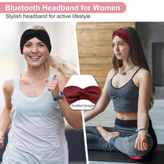 BULYPAZY headband headphones showing thin HD speakers embedded in soft fabric