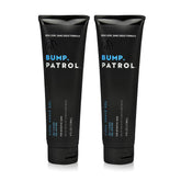 Bump Patrol Cool Shave Gel bottle with clear gel for precise visibility while shaving.