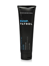 Bump Patrol Cool Shave Gel hero image shows clear gel for precise shaving.