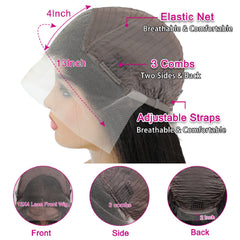 bunGiol 13x4 transparent lace front reveals invisible hairline for versatile parting