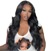bunGiol 5x5 glueless wig with body wave in 24inch, ideal for everyday wear.